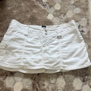 Sanctuary White Mini Skort  with Pockets